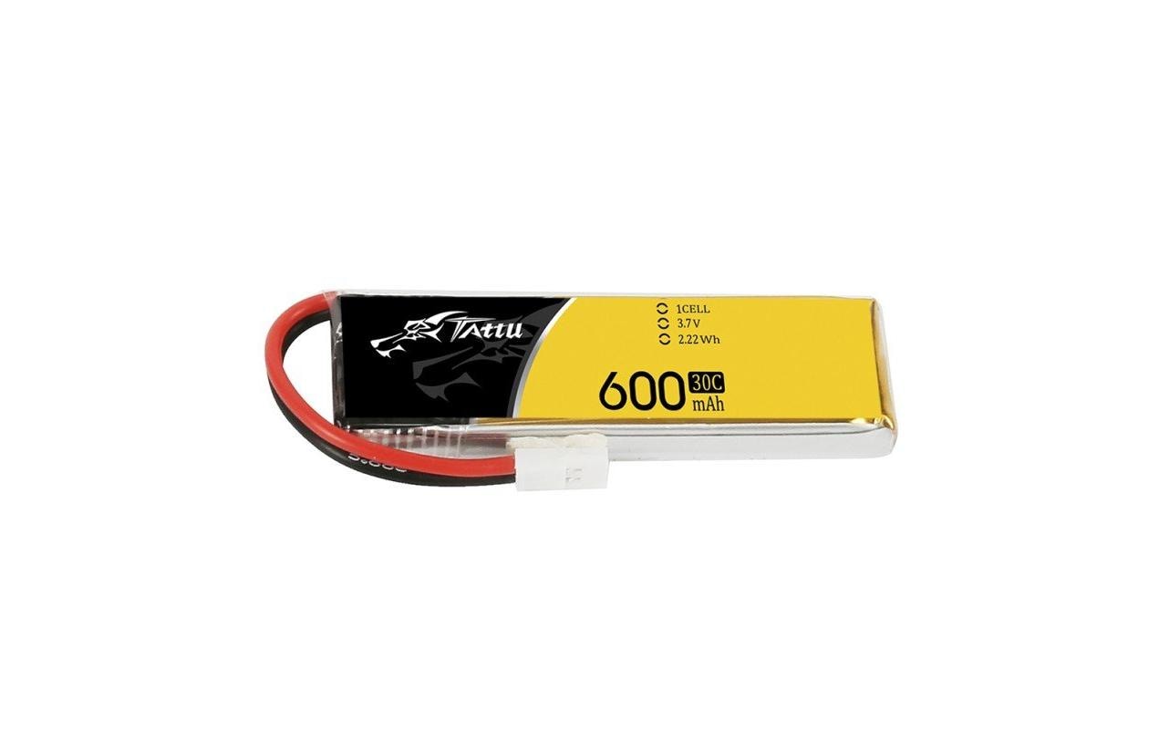 RC-Akku LiPo 600 mAh 3.7 V 30C1S LiPo Akku für Flugmodelle