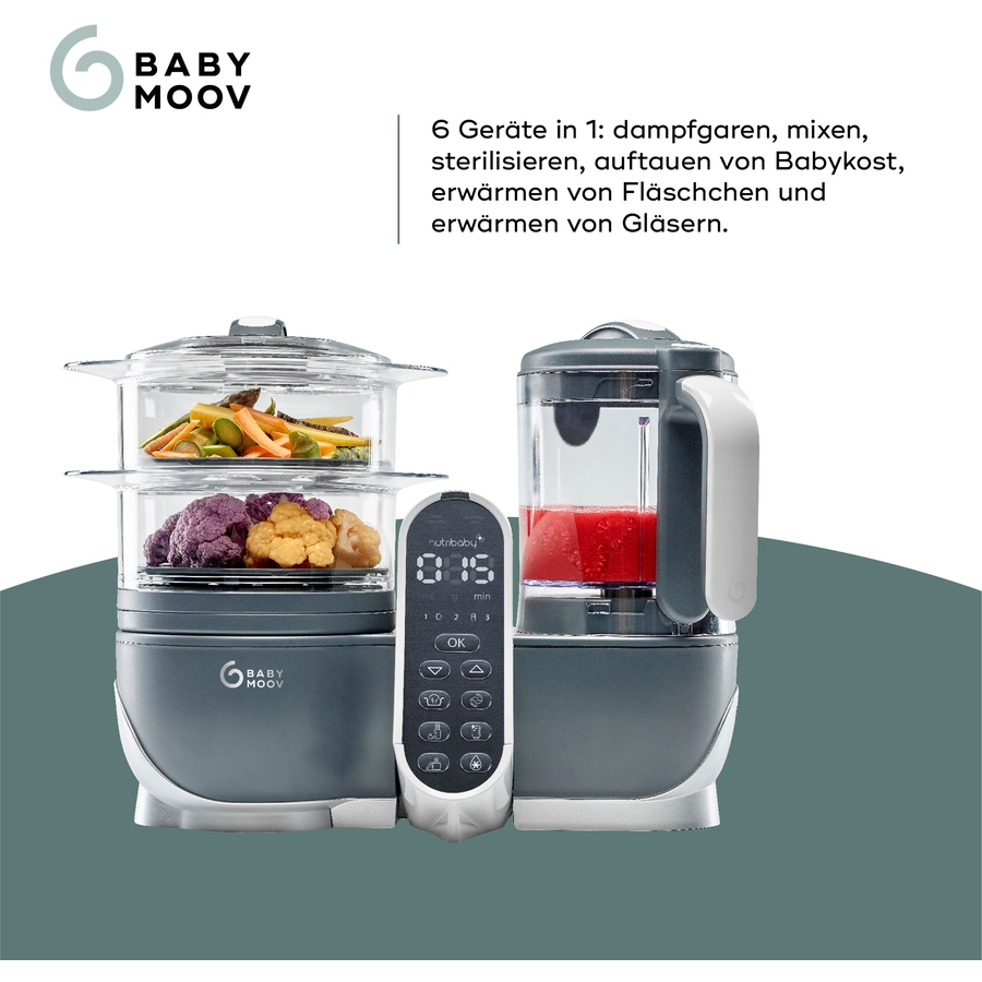 babymoov Küchenmaschine Nutribaby plus industrial grey