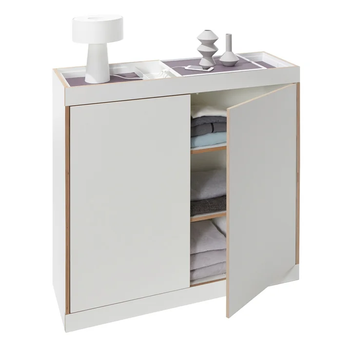 Müller Small Living - Flai Kommode mit Türen, weiss