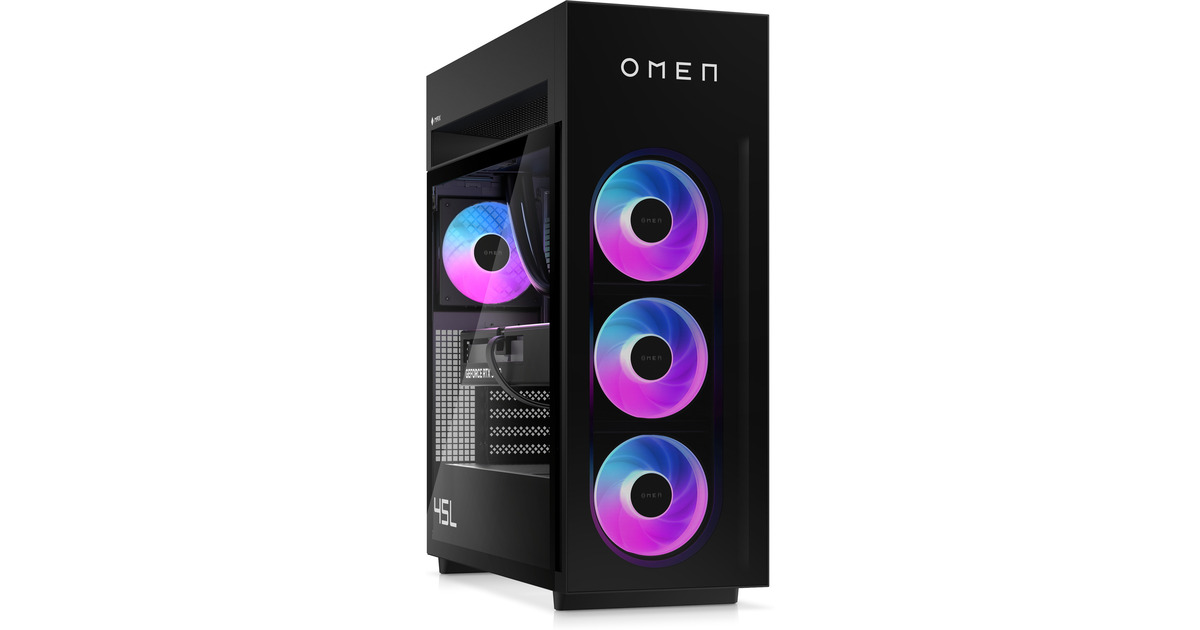 OMENMAX 45L gaming GT23-0087nd pc (CM8W9EA) gaming pc  (Zwart | Ryzen 7 9800X3D | RTX 5080 | 64 GB | 2 TB SSD)