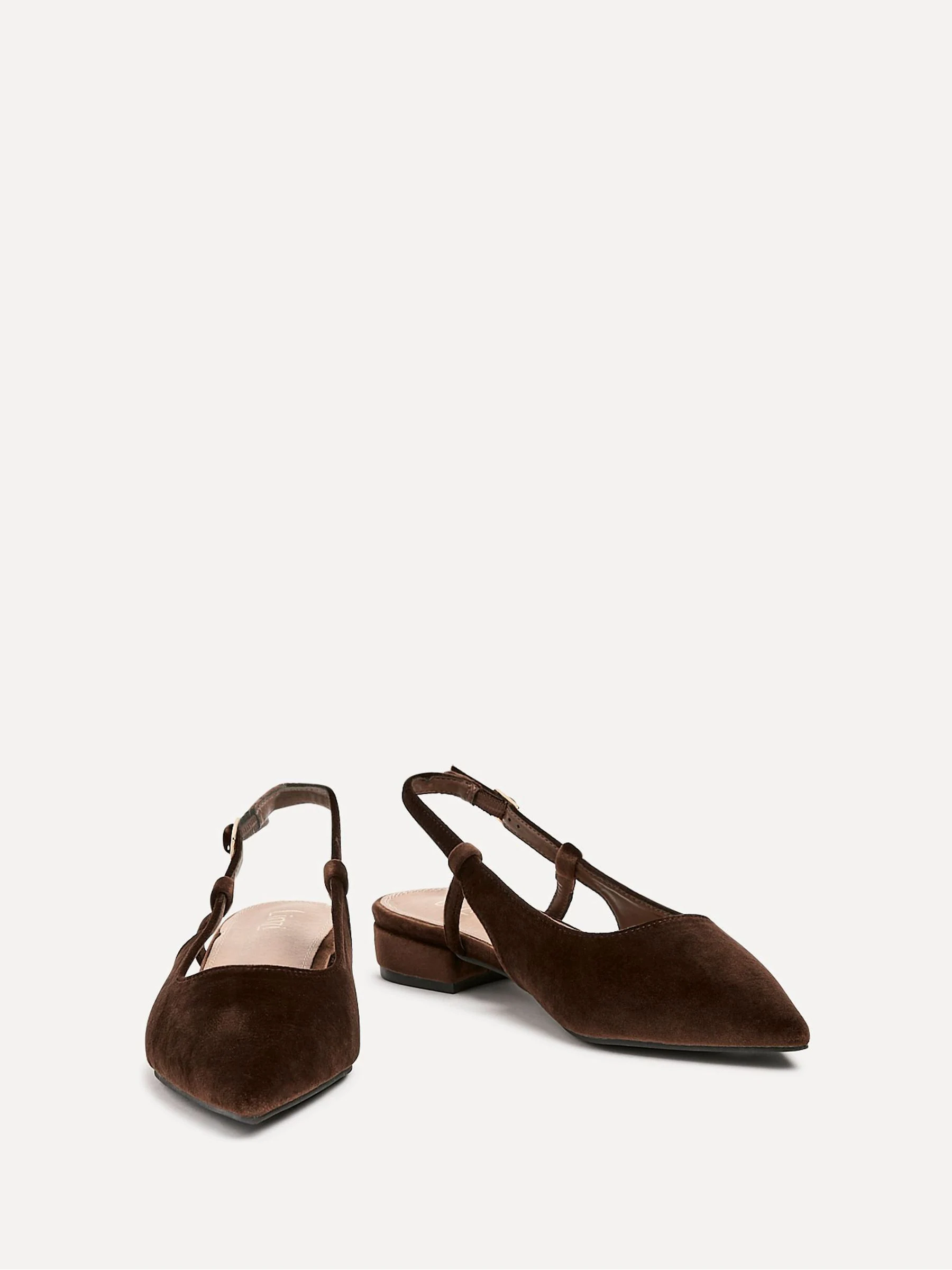 Bruin - Linzi Clasica Low Heeled Slingback Courts