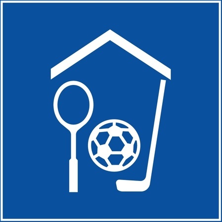 Pictogramme d'information - Gymnase/salle de sport - ISO 7001