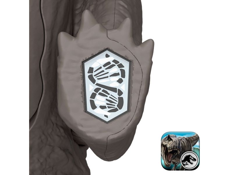 Mattel Jurassic World Wild Roar Nasutoceratops Interaktive Dinosaurierfigur