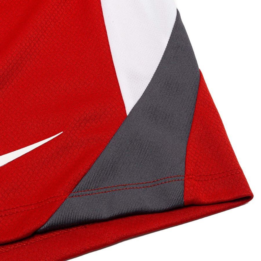 Nike Short d'Entraînement Dri-FIT Strike - Rouge/Blanc/Gris