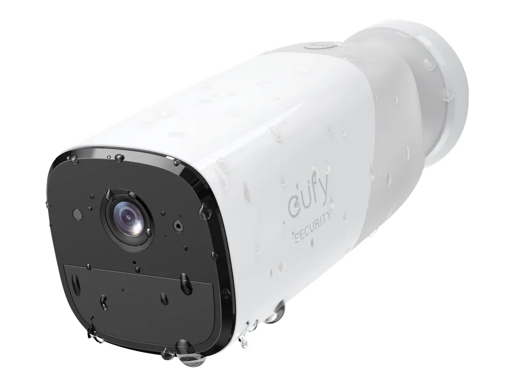 Eufy eufyCam 2 Pro - Netværksovervågningskamera - udendørs, indendørs - vejrbestandig - farve (Dag/nat) - audio - trådløs - WiFi - med Eufy HomeBase 2 (pakke med 3)