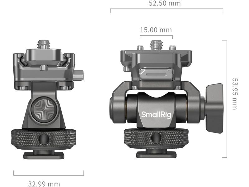 Smallrig HawkLock Quick Release Monitorhalterung Mit H21 Cold Shoe Mount