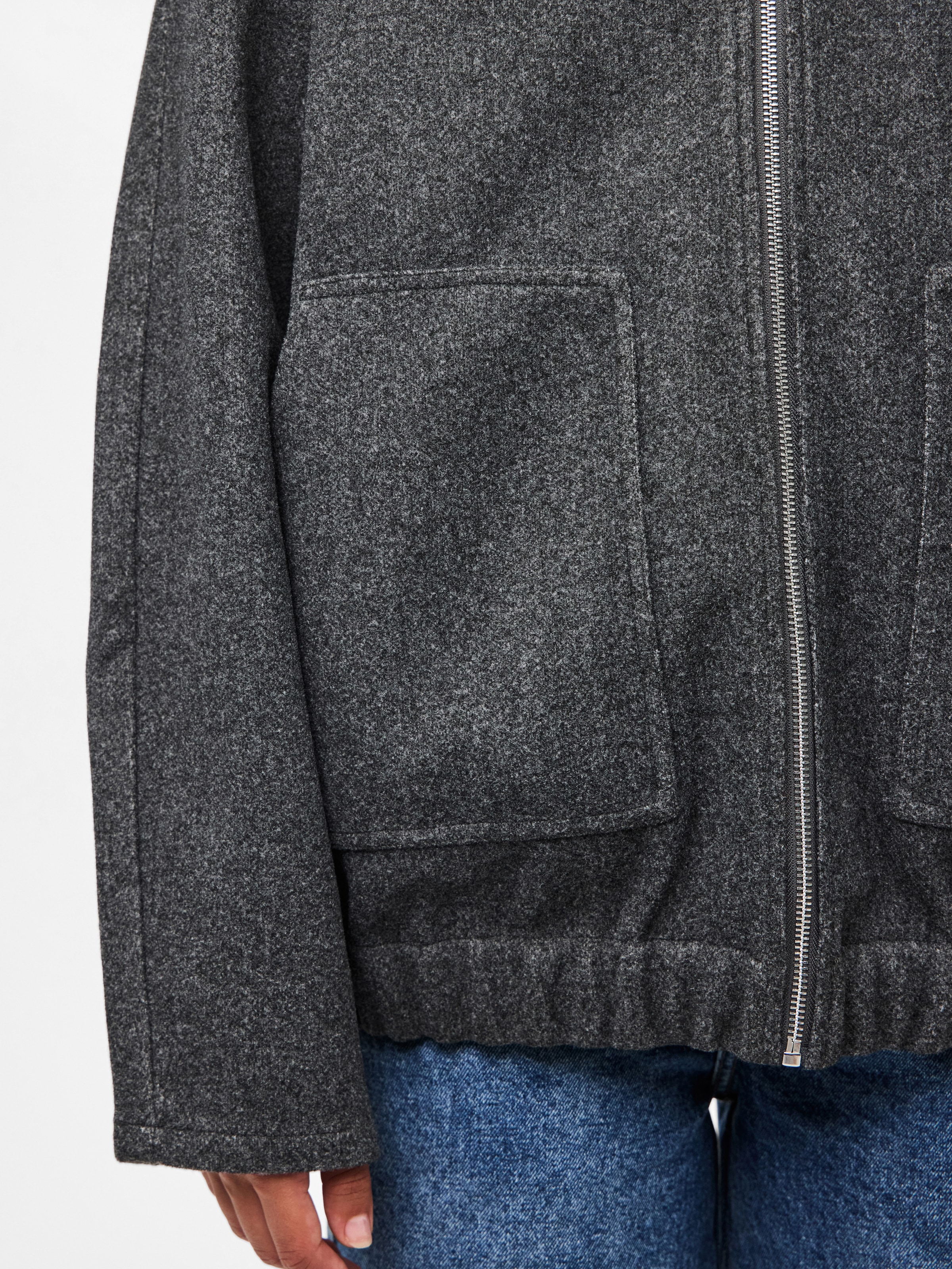 pieces Blouson »PCDEBBIE LS BOMBER JACKET NOOS« ohne Kapuze