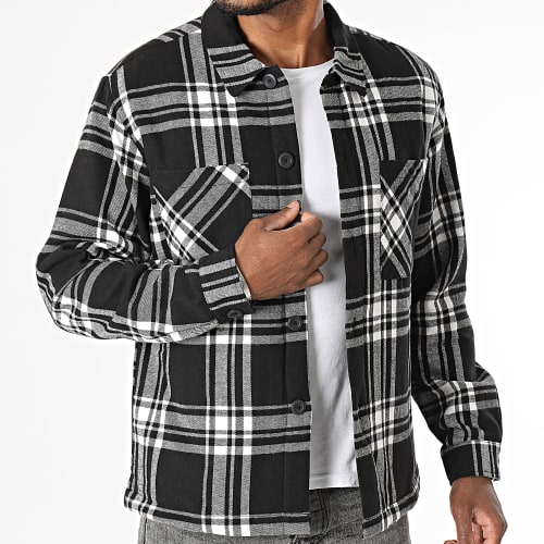 Surchemise A Carreaux William Noir Gris
