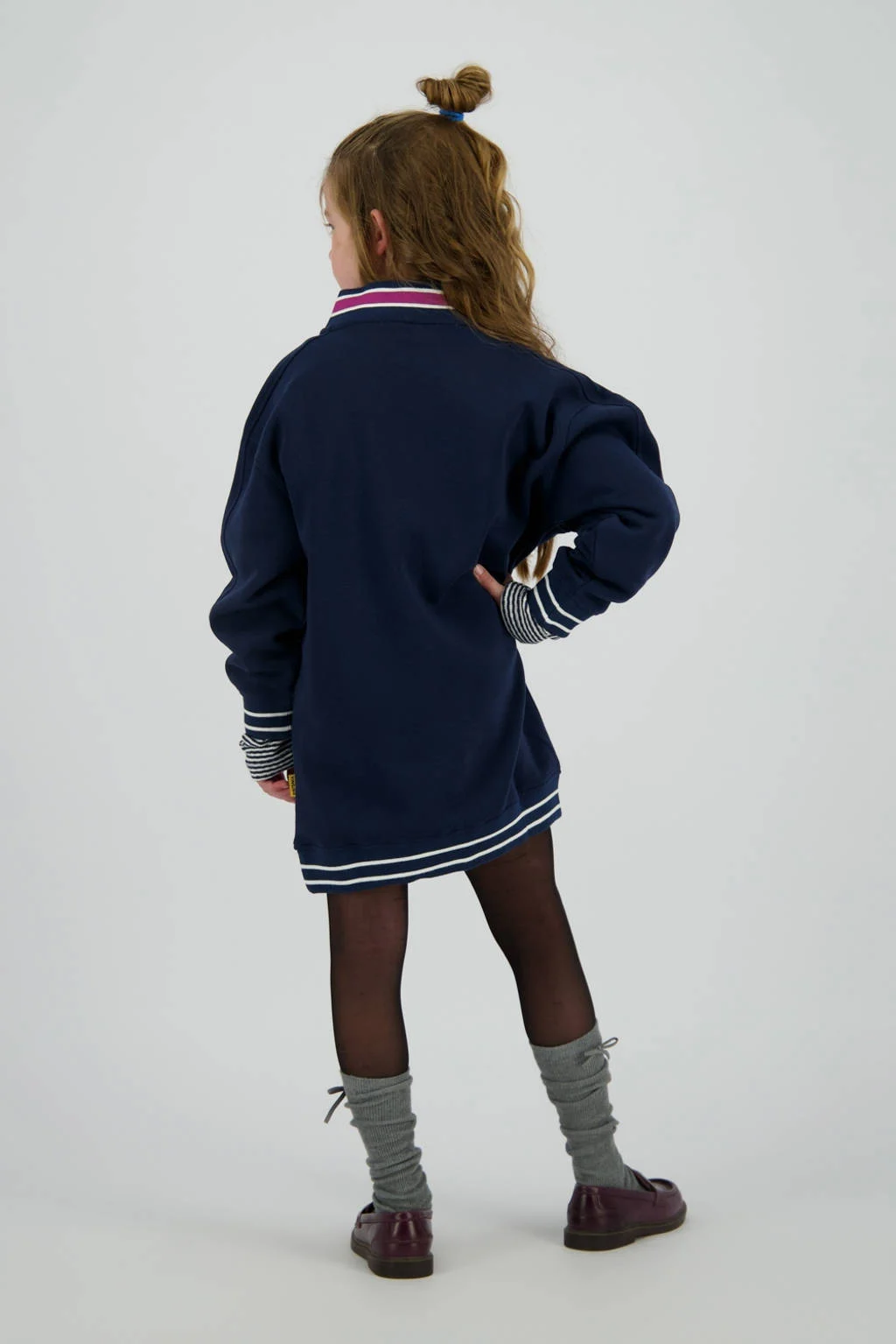 Vingino sweatjurk donkerblauw