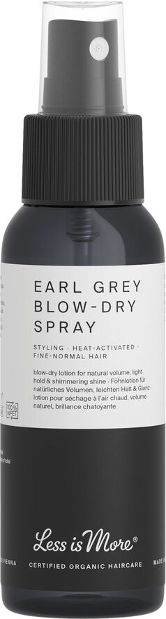 Less Is More Organic Earl-Grey Blow-Dry Spray