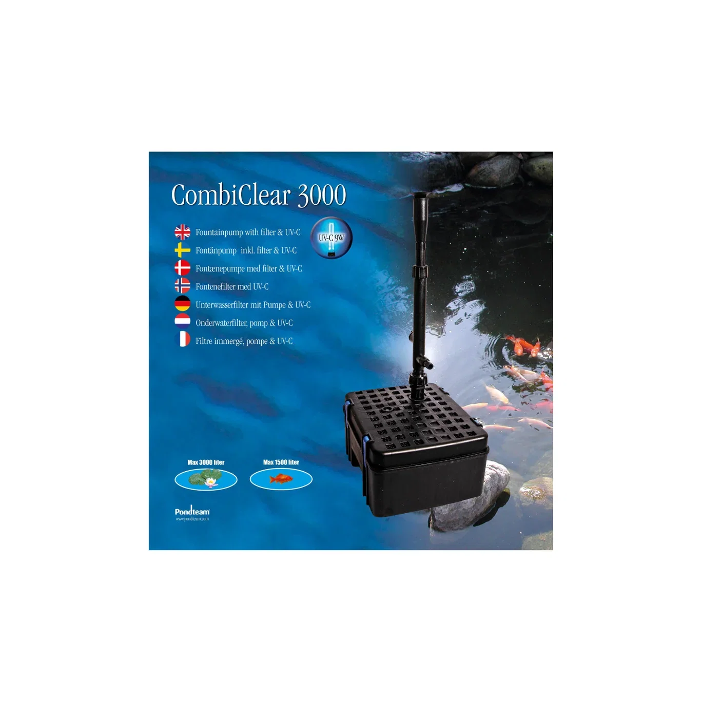 Pondteam Pumpe Combi Clear 3000 3000 L
