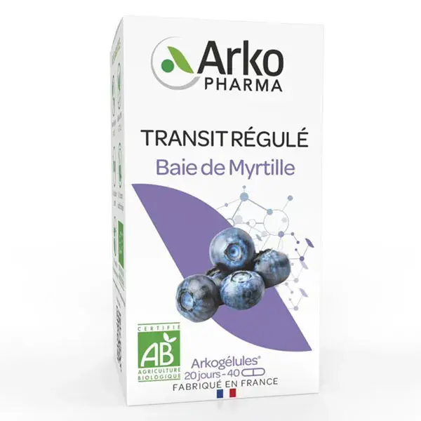 Arkopharma Arkogélules Mirtilo Orgânico 40 cápsulas