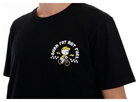 T-Shirt LeBram Burn Fat Not Fuel Noir