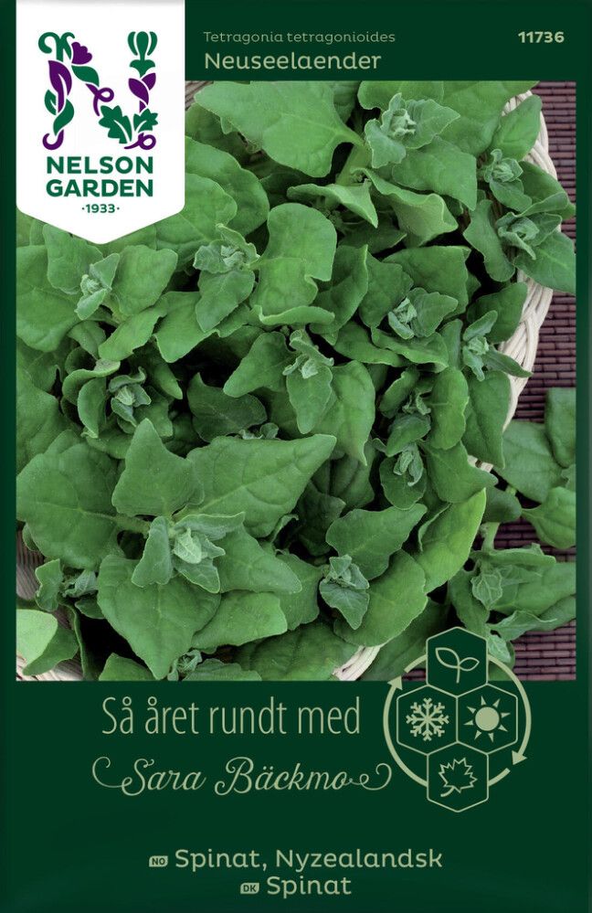 GRØNNSAKSFRØ NELSON GARDEN NYZEALANDSK SPINAT