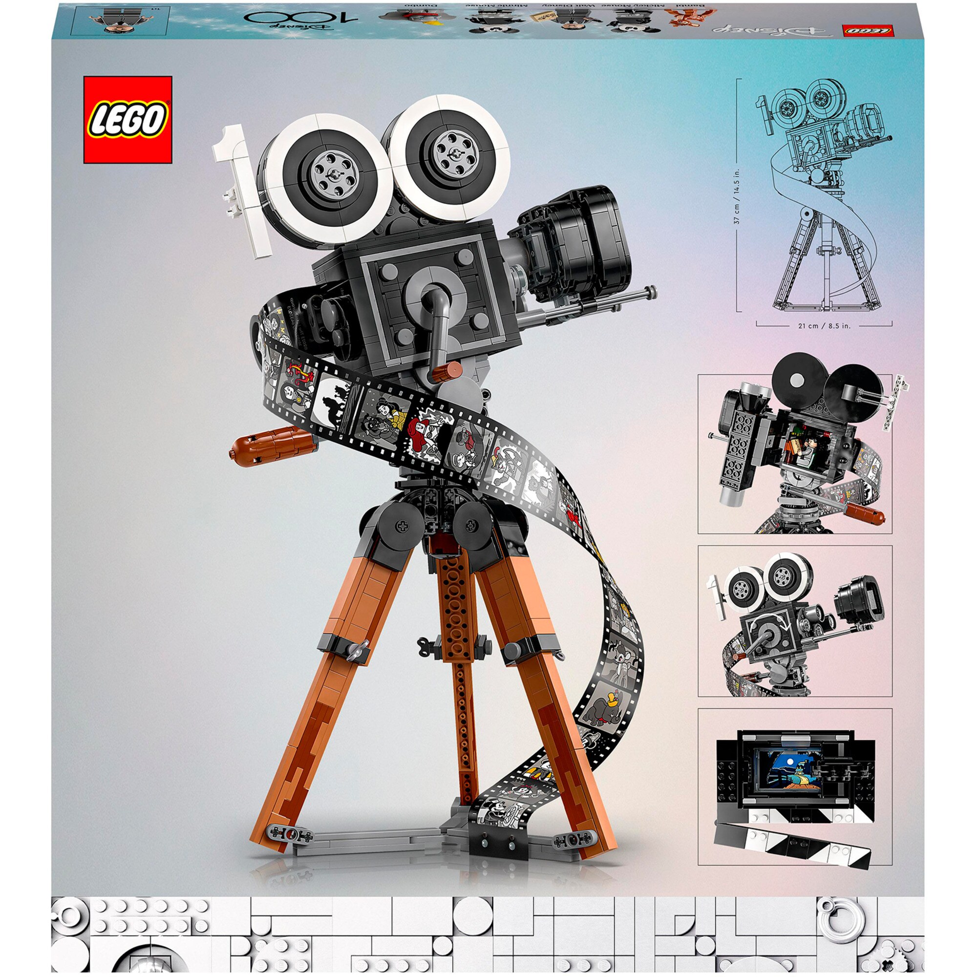 LEGO Konstruktionsspielzeug Disney Classic Kamera - Hommage an Walt Disney