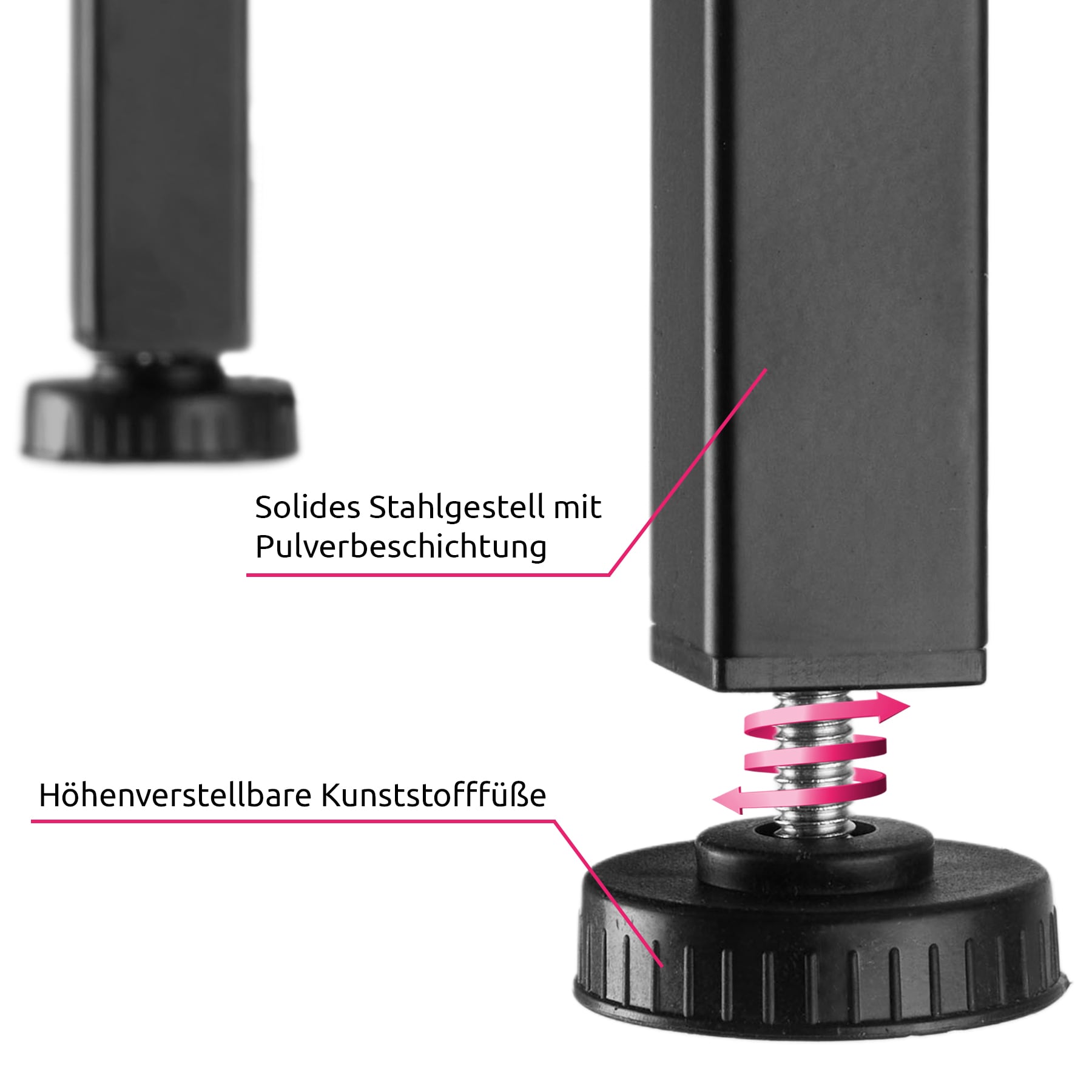 tectake® Nachttisch, Industrial Style, Ablage, Schublade und Staufach mit seitlichen Gitterflächen, 45 x 46 x 55,5 cm