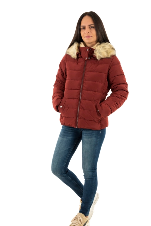 blousons et vestes only new camilla fur spiced apple
