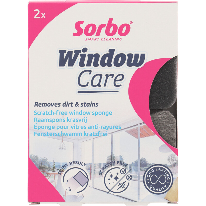 Sorbo Window care raamspons krasvrij