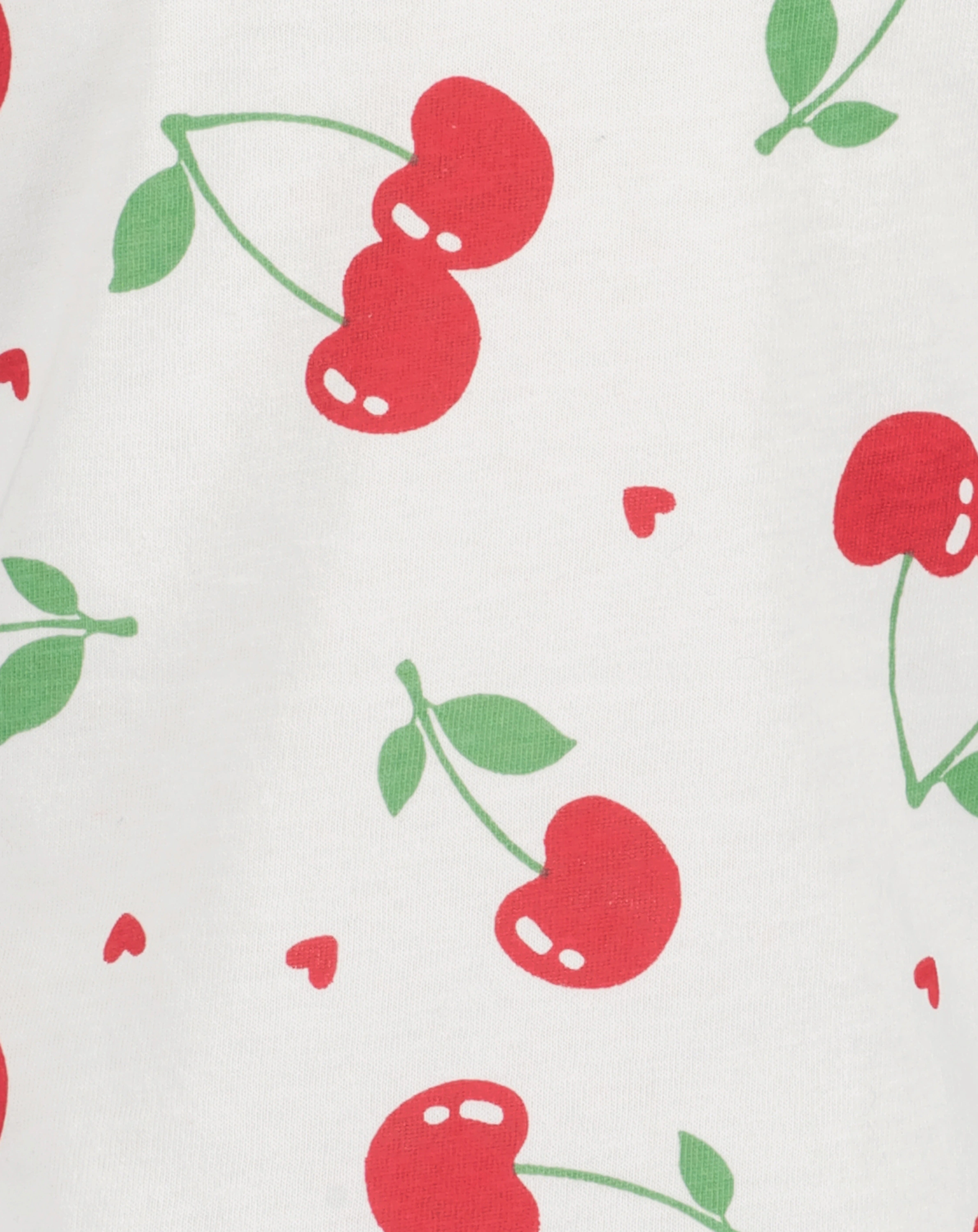 T-Shirt CEREZAS AOP in weiß