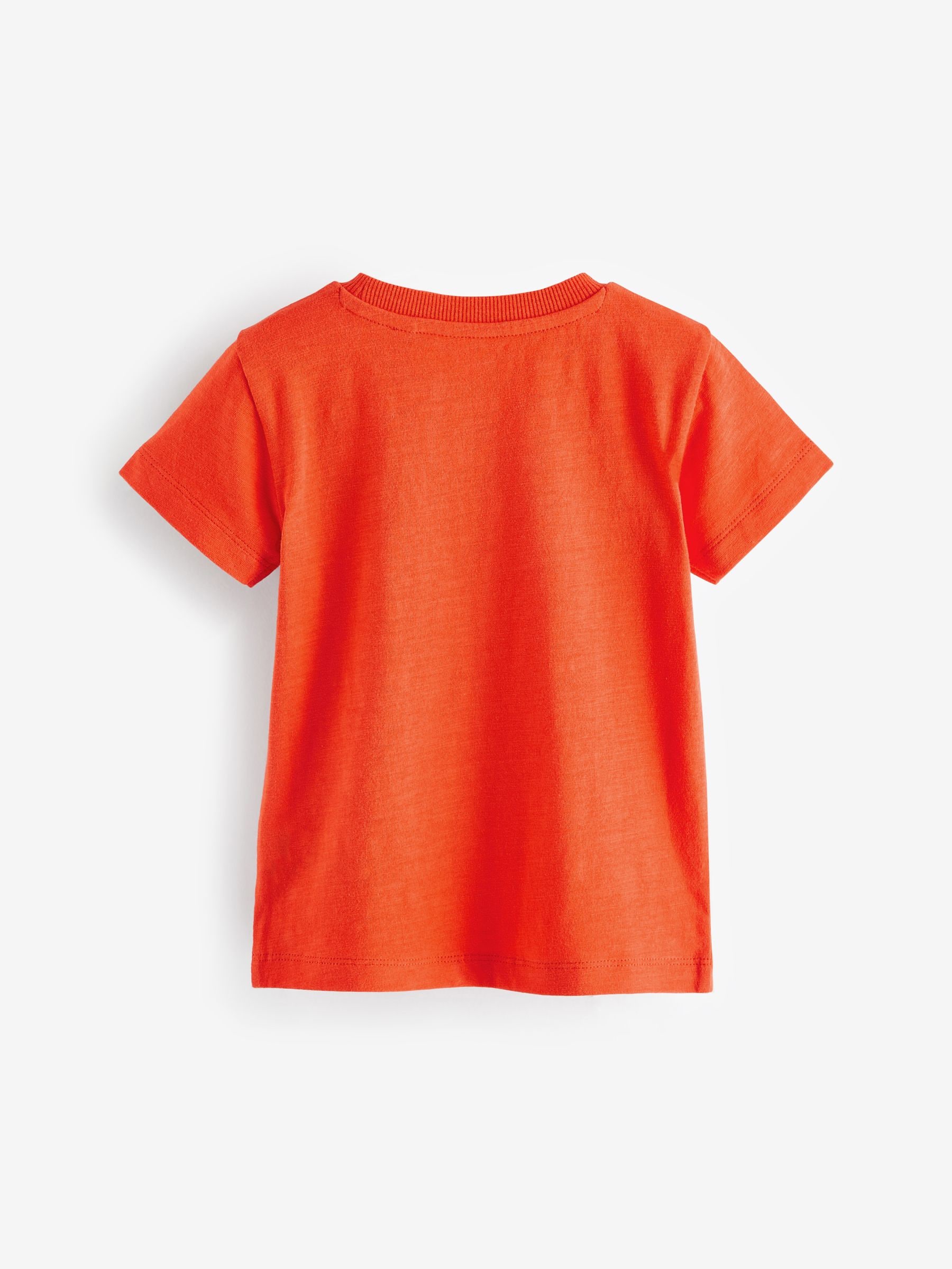 Rood/groen - Set van 5 T-shirts met korte mouwen (3mnd-7jr)