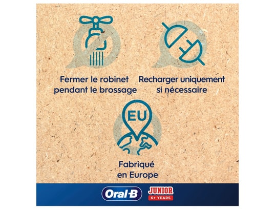 ORAL B - Oral-b - smart junior - blanche - brosse à dents électrique
