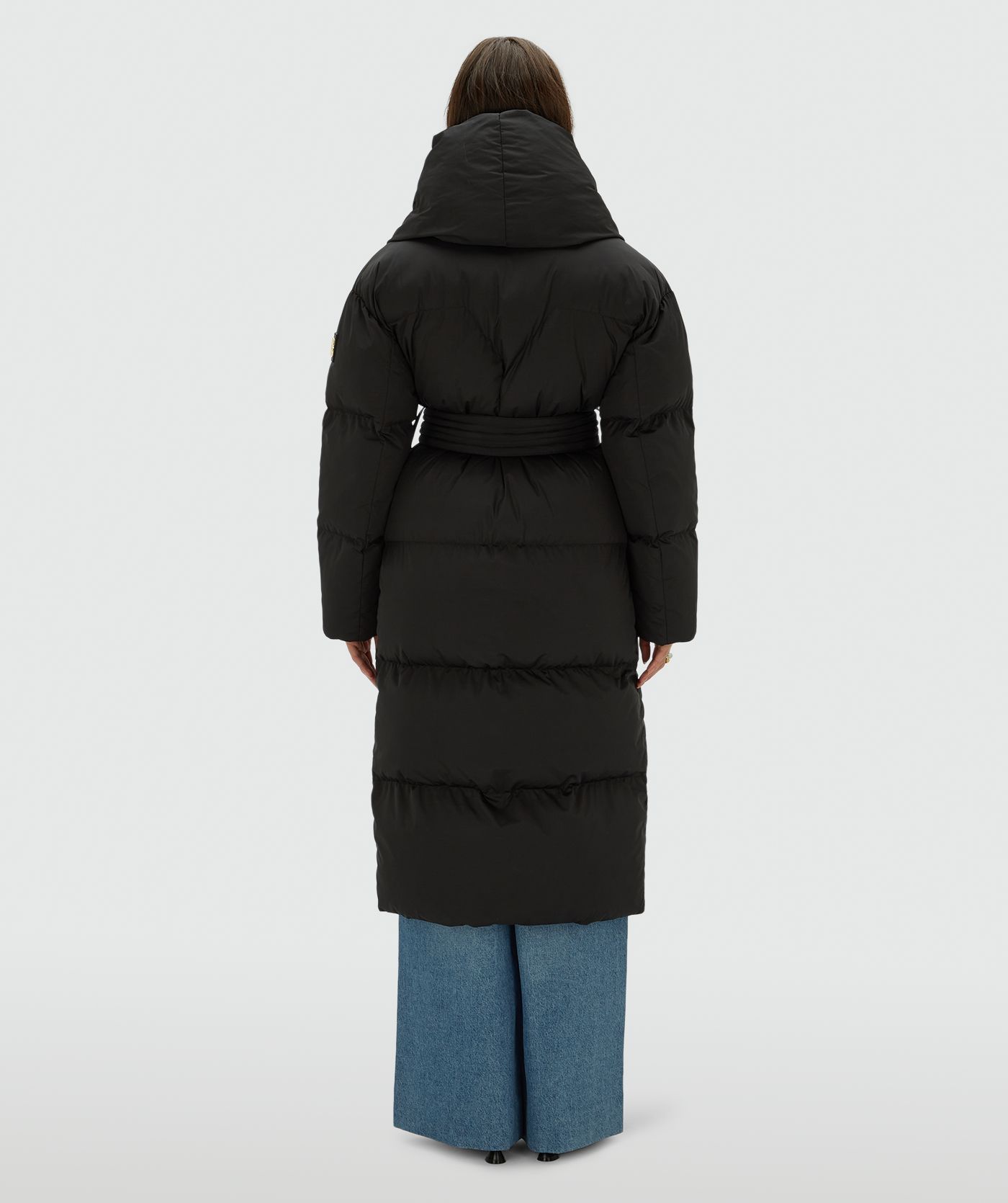JV-SLOANE oversized puffer jas - black