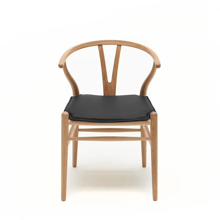 Carl Hansen - Leder-Kissen für CH24 Wishbone Chair, schwarz