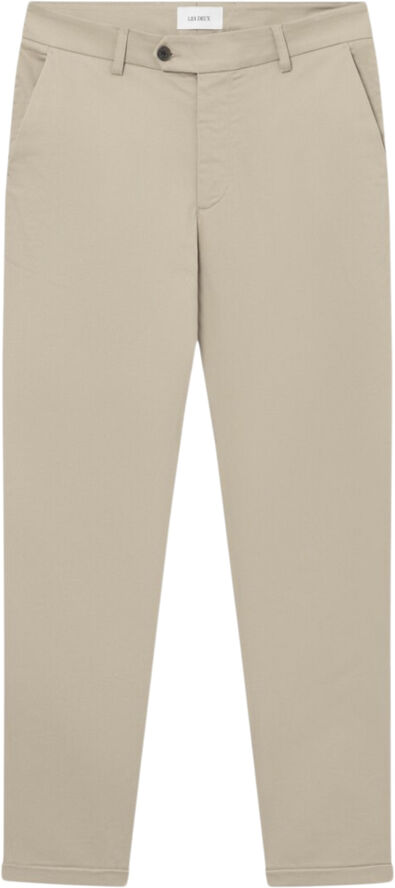 Les Deux Como Cotton Suit Pants Dark sand