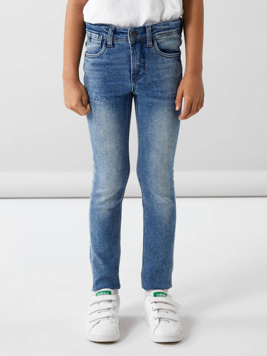 NAME IT slim fit jeans NKMTHEO medium blue denim