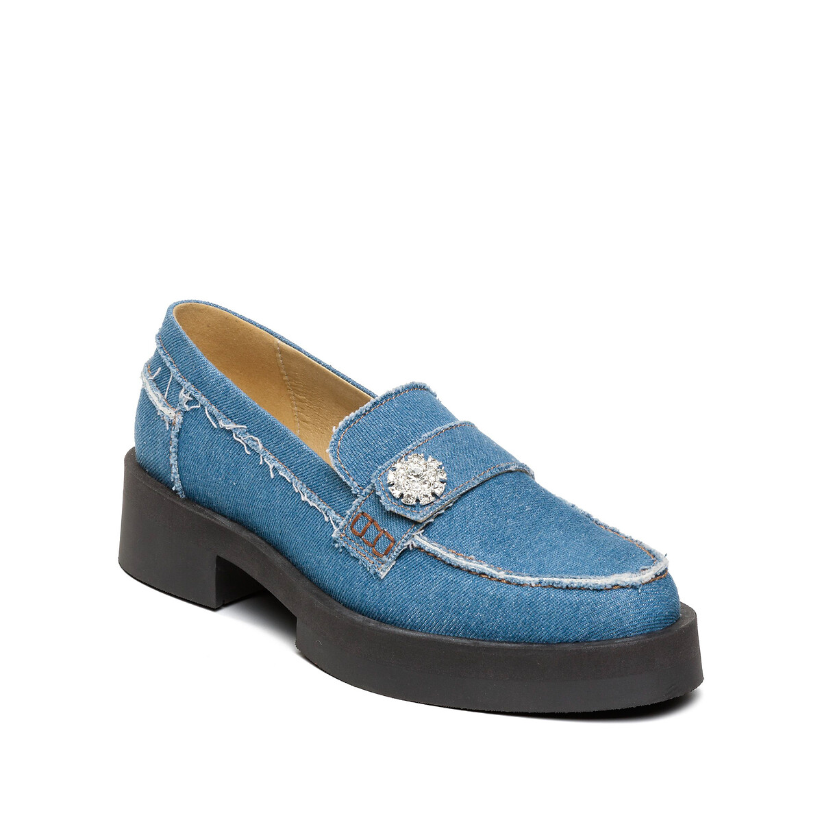 STEVE MADDEN<br>Mocassins em jeans Meggie
