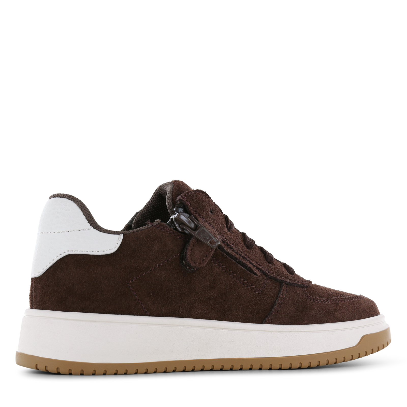 Shoesme bruine sneaker met ritssluiting Microfiber leer, Suède | Sale