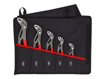 KNIPEX Cobra - Tunge og rilletangssæt - 5 stykker - i foldepose