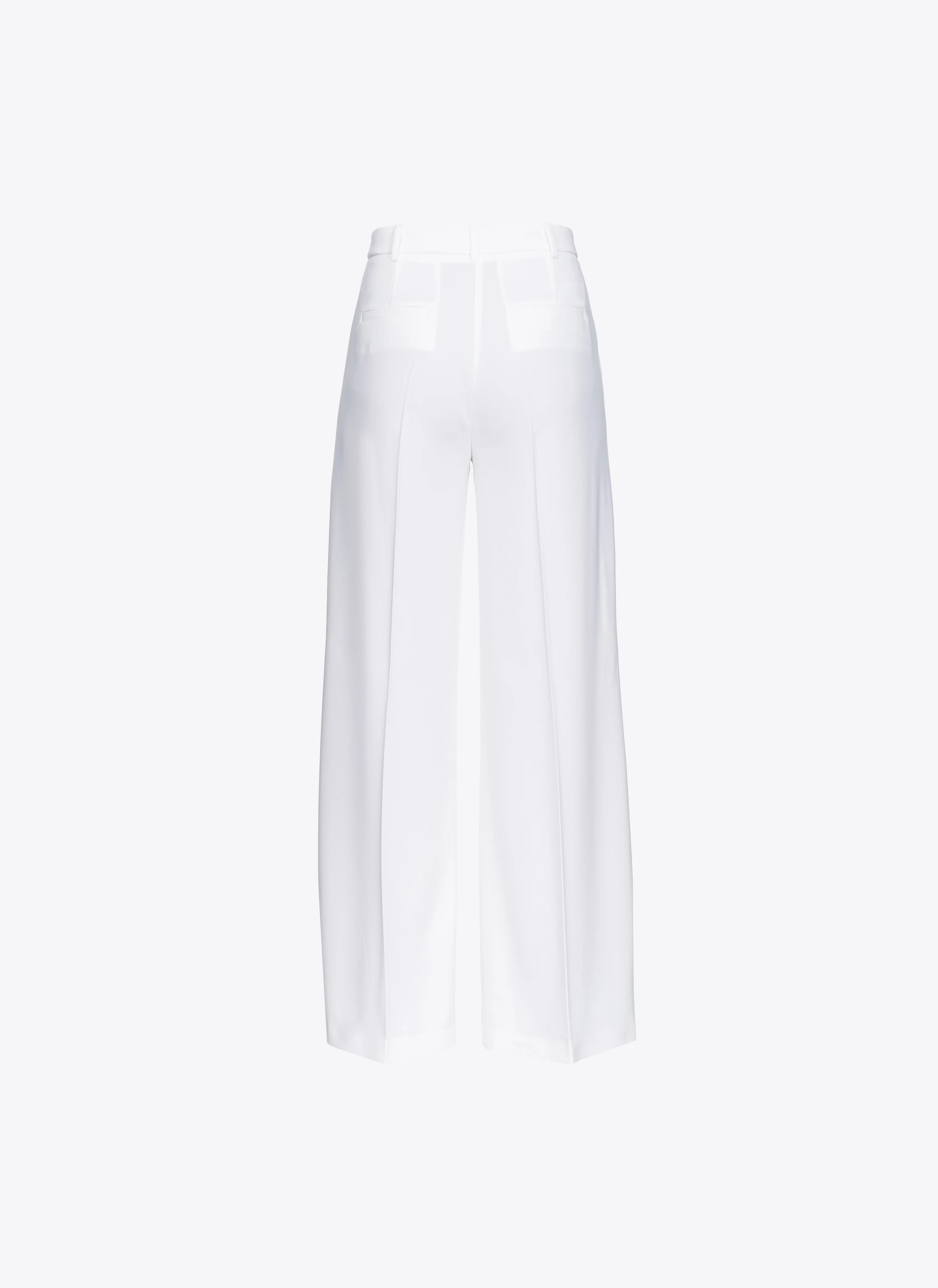 Pantalon large fendu sur le côté | Blanc