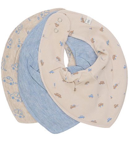 Pippi Babylätzchen - Spitz - 3er-Pack - Blue Nebel