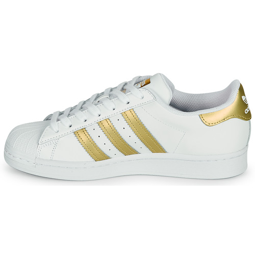 adidas Originals - SUPERSTAR W - Blanc / Doré
