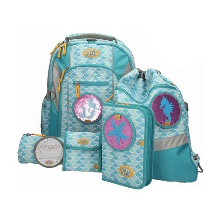 School-Mood Schulranzenset Loop ECO Emily, 6-teilig