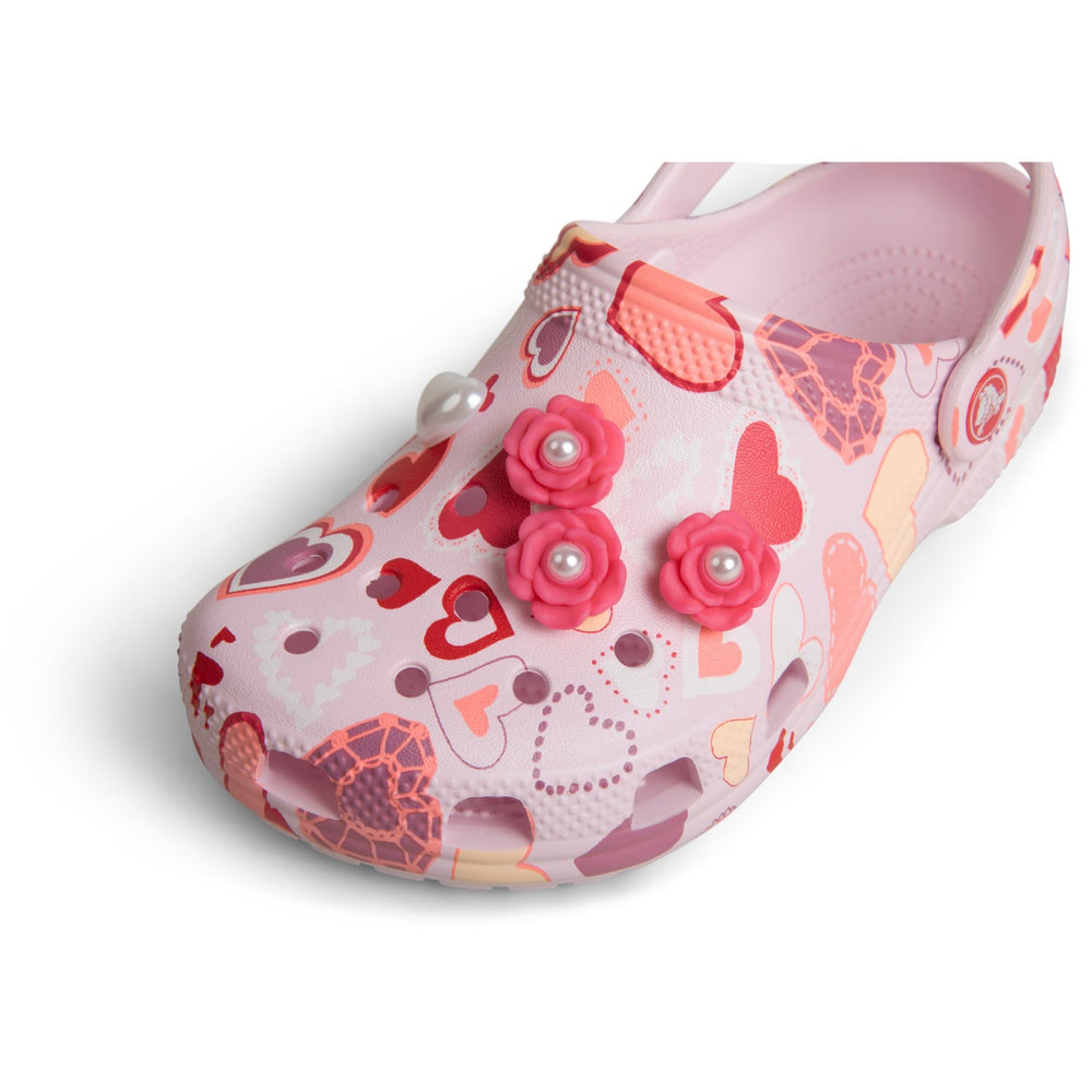 Køb Crocs Pink Milk/Hearts Classic VDay Clog K PkMk/Hts