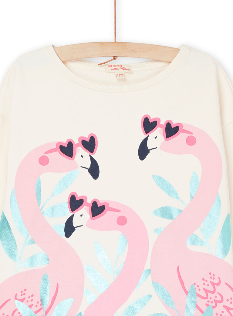 T-shirt et pantalon rose à imprimé et motif flamants roses