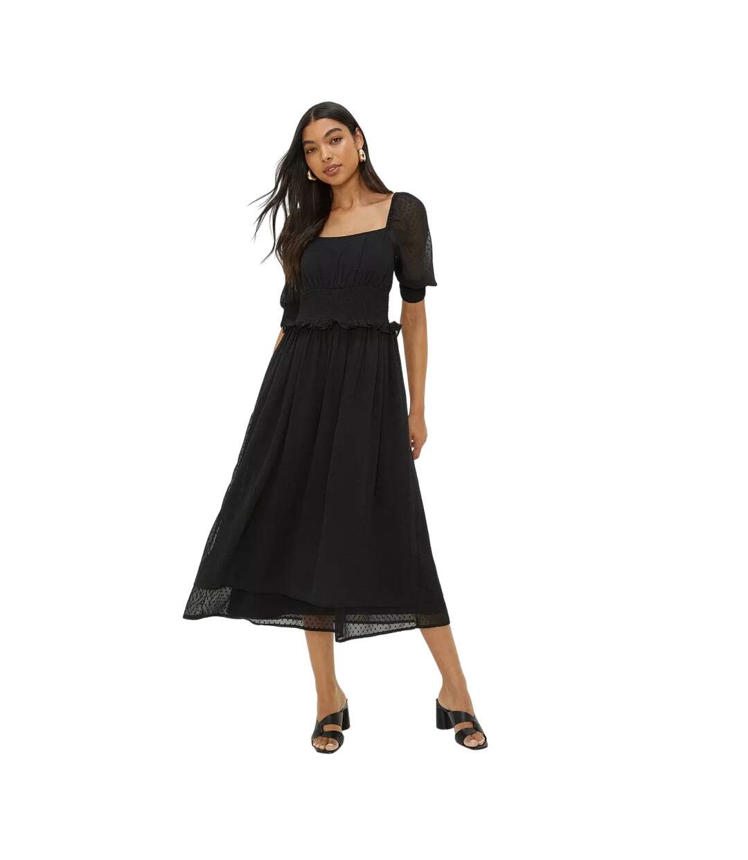 Dorothy Perkins - Robe mi-longue - Femme (Noir) - UTDP2926
