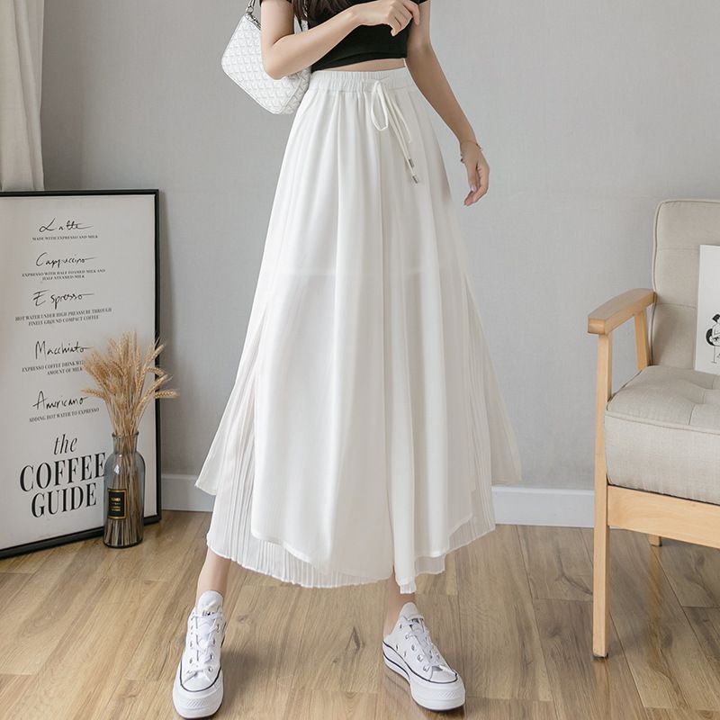 Happo - Chiffon Culottes met hoge taille