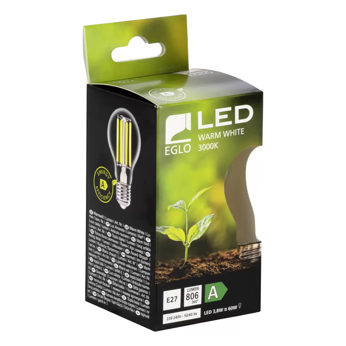 LED-Leuchtmittel LED High Efficiency Transparent