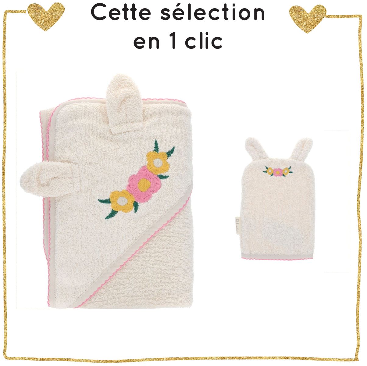 Ensemble de bain fleurs - Printemps chéri