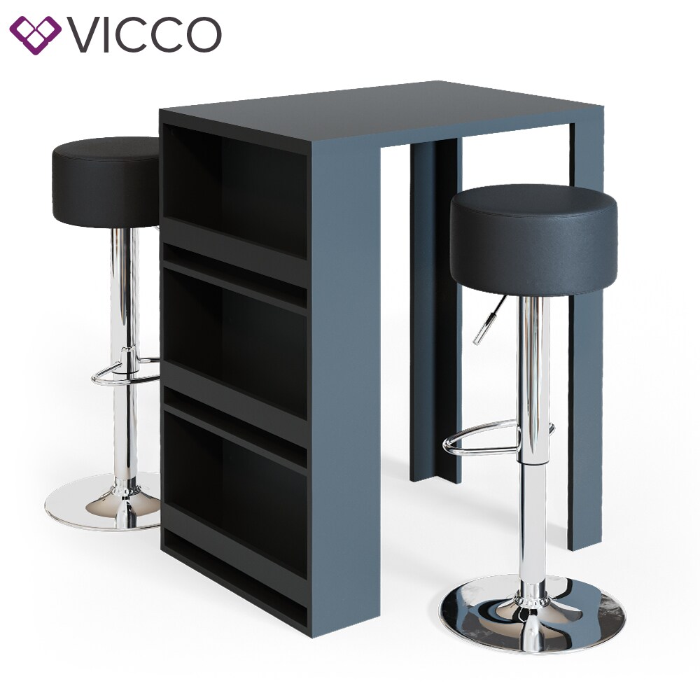 VICCO Bartisch Bar Tresen drei Farben Bartresen Stehtisch Tisch Tisch Bistrotisch inkl. Barhocker