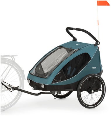 Hauck Dryk Duo Sykkelvogn, Ocean Green