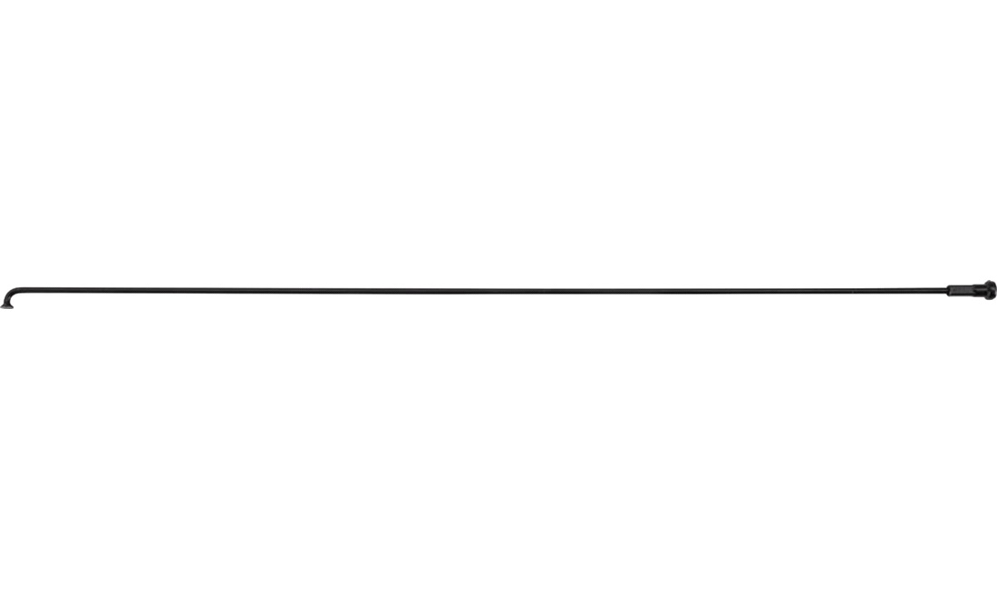 Eger 256mm lang 2mm tyk 14mm nippel sort