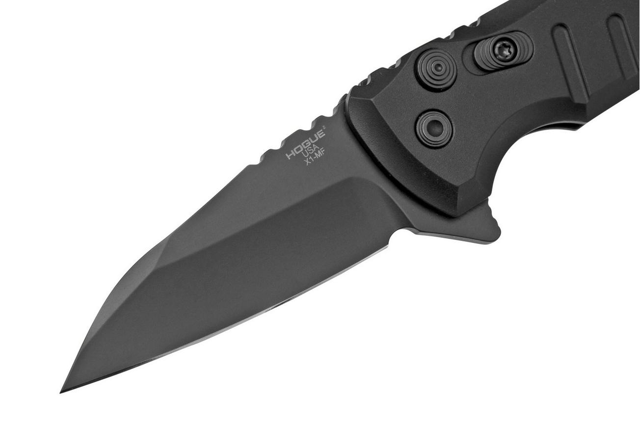 Hogue X1 Microflip Wharncliffe All Black, 24166 zakmes, Allen Elishewitz design