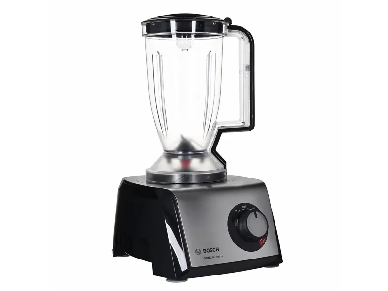 Bosch MultiTalent 8 MC812M865 - Køkkenmaskine - 1250 W - børstet rustfrit stål/sort