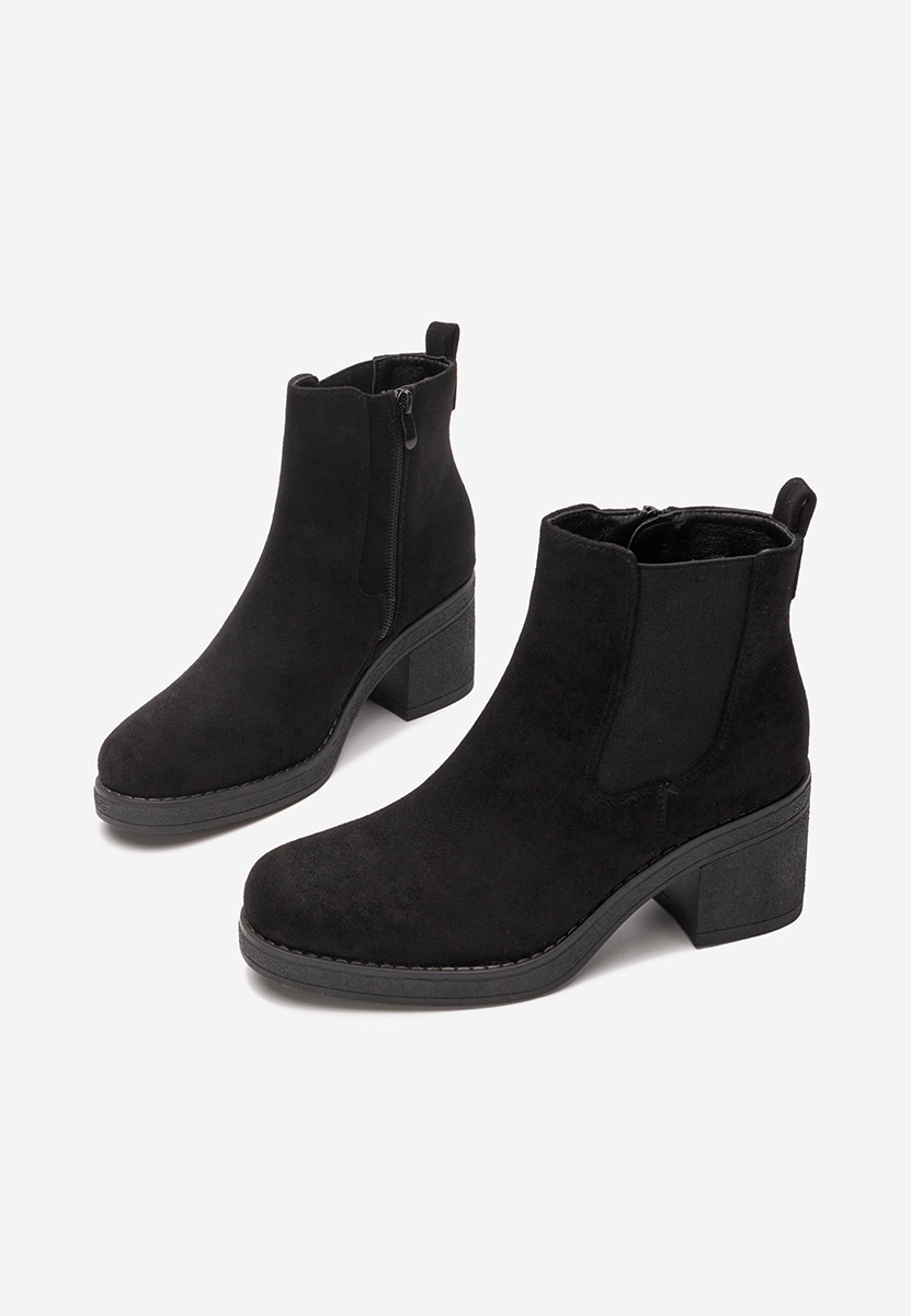 Bottines à talon noires Winnifred