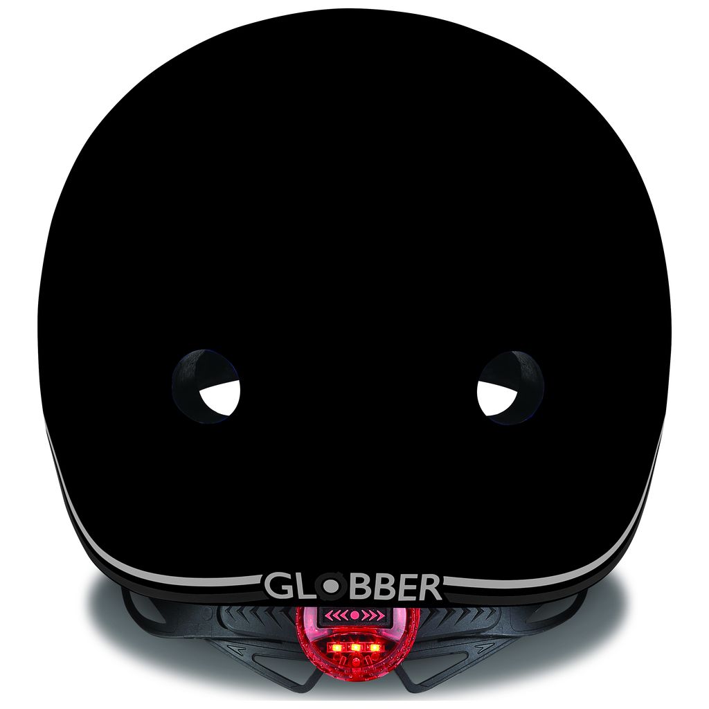 GlobberGlobber   GO UP Lights Kinderhelm schwarz