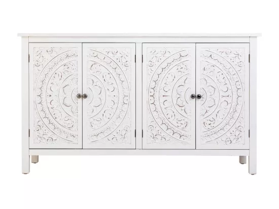 Buffet blanc 120x40x74h cm